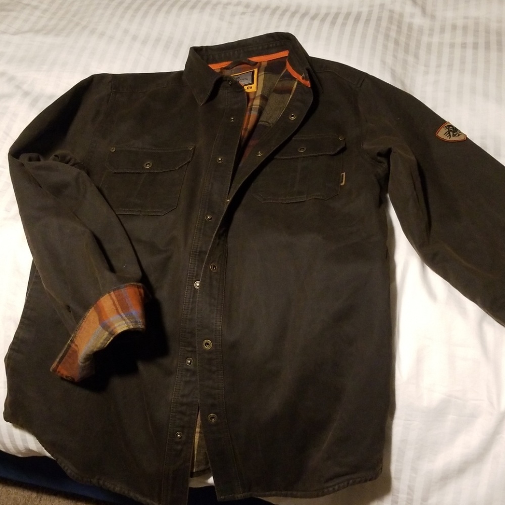 Flannel lined jacket, worn a couple times